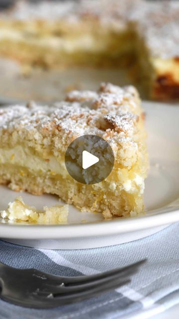 Manuela Mazzocco on Instagram: "✨Italian Ricotta Crumble Cake✨
As promised, here is the full video recipe for this buttery and crumbly “sbriciolata di ricotta” -  filled with delicate ricotta and a touch of orange flavor. Here is the recipe for you again 😘

INGREDIENTS
For the crumble:
* 2 1/2 cups (300 gr) all-purpose flour
* 1/2 cup (100 gr) sugar
* 1 pinch salt
* 1 teaspoon baking powder
* 1 egg
* 6 oz (175 gr) unsalted butter, cold and cut in small cubes
For the filling:
* 16 oz (450 gr) whole milk ricotta, well drained
* 1/4 cup sugar
* 1 teaspoon vanilla extract
* 1 orange, zest
* 1 large egg
* powdered sugar, to sprinkle on top (optional)
DIRECTION: 🔗 in profile and stories / comment or DM  OR Google search “Manuela Ricotta Crumble” and the recipe will pop up! 

#sbriciolata #crum Lemon Ricotta Cake, Ricotta Cake, Shake N Bake, Crumble Cake, One Last Time, Italian Desserts, Orange Zest, Whole Milk, 1 Egg