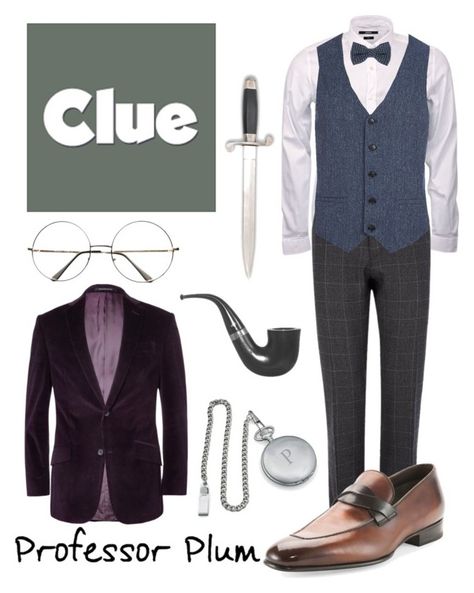 Clue The Movie Costumes, Professor Plum Costume, Professor Plum Clue Costume, Clue Themed Costumes, Clue Party Costumes, Professor Plum, Clue Costume, Clue Movie, Clue Board Game