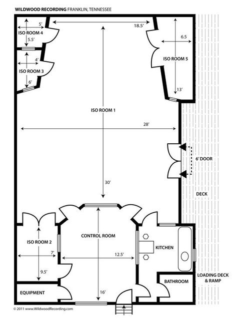 Very nearly to scale of what I think would work behind the sanctuary for a studio Recording Studio Design Layout, Small Recording Studio Design, Studio Floorplan, Small Recording Studio, Studio Layouts, Studio Remodel, Guitar Projects, Plan Studio, Studio Plan