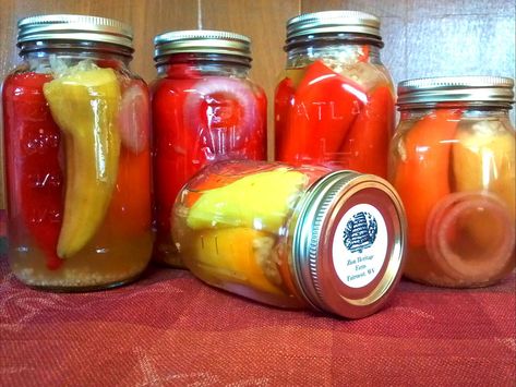 Canning Sauerkraut, Canning Hot Peppers, Recipes With Banana Peppers, Canning Peppers, Pickled Vegetables Recipe, Canning Fruit, No Salt Recipes, Appetizer Bites, Pickled Vegetables