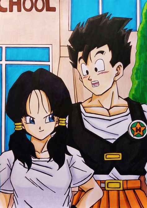 Gohan X Videl, Videl Dbz, Dragonball Art, Dragonball Super, Dragon Ball Image, Dragon Balls, Dragon Ball Super Manga, Dragon Ball Wallpapers, Dragon Ball Goku