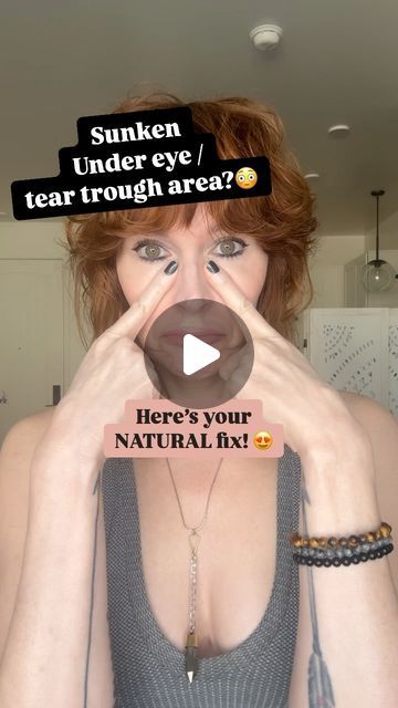 Your Age Better Guide 🔥😍 on Instagram: "Sunken eyes🫣? Here’s your FREE fix! Comment ✨FILL✨ to get my undereye tear trough-filling Face HIIT Eye  Rescue Session! 😍 You can keep this video workout and myofascial release forever - I’ll send it to your messages here now💌

#womenover40 #nonsurgicalfacelift #faceworkout #naturalskin #women #eyecare" Sunken Eyes Remedy, Sunken Eyes, Non Surgical Facelift, Tear Trough, Tears In Eyes, Myofascial Release, Face Yoga, French Navy, Aging Well