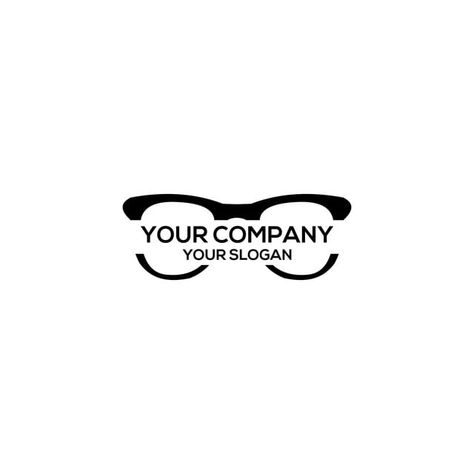 Les Lunettes Du Logo Des Photographies Glasses Logo Design Ideas, Optical Store Logo, Optometrist Logo, Glasses Logo Design, Sunglasses Logo Design, Eye Description, Logo Clinic, Optic Logo, Eyewear Shop Design