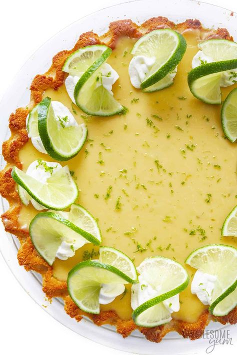 Sugar Free Key Lime Pie, Keto Key Lime, Pie With Graham Cracker Crust, Key Lime Pie Easy, Lime Pie Recipe, Keylime Pie Recipe, Best Pie, Cracker Crust, Lime Pie