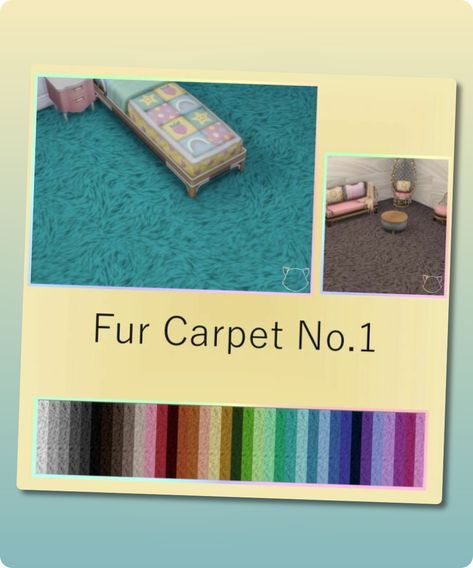 Sims 4 Build / Walls / Floor CC: FUR Carpet NO 1 By Itiscats Cc Carpet Sims 4, Hall House, Sims 4 Cc Download, Fur Carpet, Kids Flooring, Easy Landscaping, Tools And Toys, Y2k Wallpaper, Wall Banner