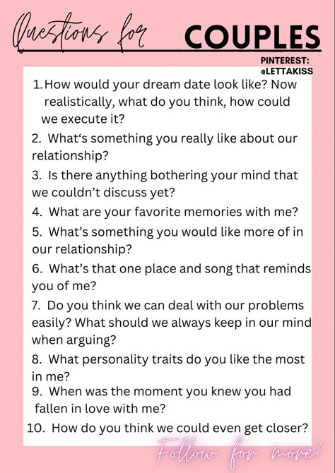 10 questions for couples to ask in a conversation Conversation Starter Questions For Couples, Juicy Conversation Starters, Conversation Starters For Couples Funny, Facetime Conversation Starters, Hot Seat Questions For Couples, Couple Conversation Starters, Flirty Conversation Starters, Date Night Questions, Text Conversation Starters