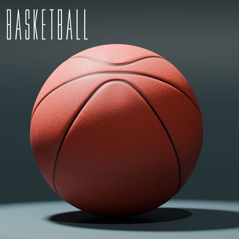 3d basketbal ball model with the belnder Basketball Ball, Basketball