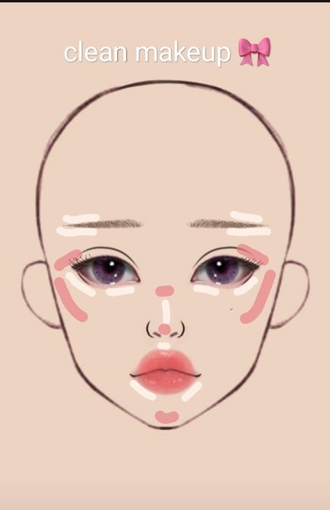 Graphic Makeup Editorial, Doll Beauty Makeup, Makeup Guide Face, Makeup Inspo For School, Fat Face Makeup, Makeup Ideas For School, Makeup Ideas Step By Step, Flawless Makeup Tutorial, Makeup Routine Guide