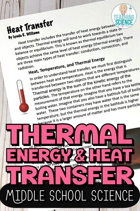 Thermal Energy Activities, Middle School Stem Projects, Stem Projects Middle School, Middle School Worksheets, Middle School Stem, Sixth Grade Science, Science Electricity, Middle School Science Teacher, Experiments Kids