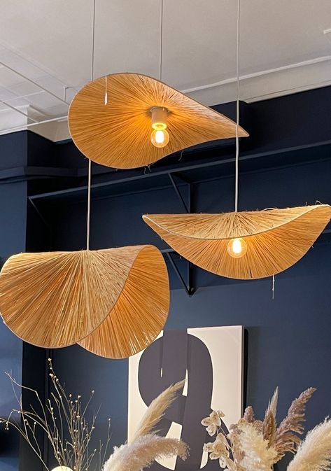 Lights Boho, Rattan Lamps, Apartment Lighting, Rattan Pendant Lights, Rattan Light Fixture, The Shade Store, Rattan Chandelier, Luminaire Vintage, Rattan Lamp