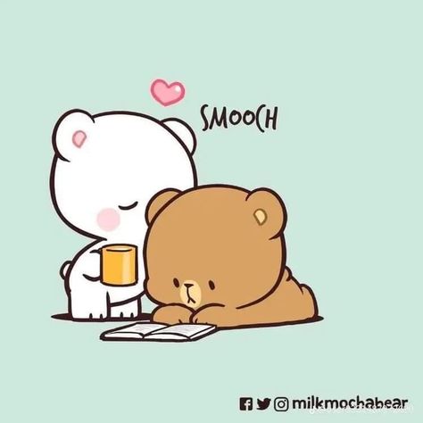 Bear Mocha And Milk, Milk N Mocha Bear, Milk And Mocha Bear Wallpaper Cute, Bear Couple Milk And Mocha, Mocha Bear And Milk Bear, Milk And Mocha Christmas, Mochi And Milk Bear, Milky And Mocha Bears, Milk And Mocha Bear Love