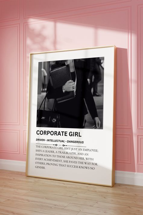 Discover the perfect wall art for the ambitious corporate girl. Elevate your workspace with career inspiration, incorporating powerful career quotes and working woman aesthetics. Women In Corporate World Quotes, Ambitious Girl Aesthetic, Corporate Baddie Quotes, Powerful Business Woman Aesthetic, Career Wallpaper, Women Aesthetics, Corporate Girl, America Quotes, Corporate Career