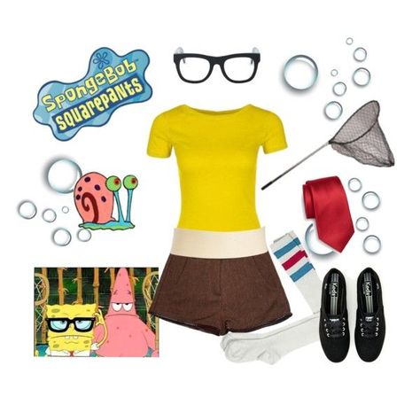 Spongebob Jellyfishing Spongebob Decor, Character Bounding, Spongebob Outfit, Teen Costumes, Rogue Costume, Spongebob Costume, Spongebob Halloween, Classy Halloween Costumes, Spongebob Birthday