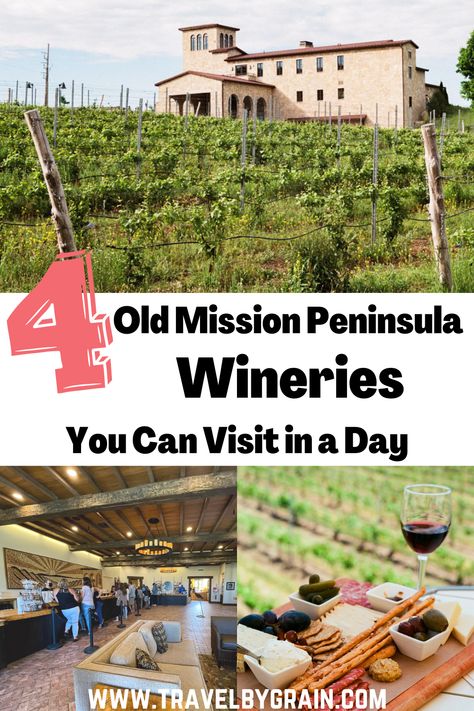 Visit Four Old Mission Peninsula Wineries in a Day - Travel by Grain Traverse City, Northern Michigan, Blue Water, Good Old, Beautiful Blue, How Many, Michigan, Grain, Wonder