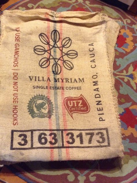 PRICES MAY VARY. Used Burlap Coffee Bags - Natural Burlap Fabric Random prints - could be same or different prints Either side cuts or top cuts Used Burlap Coffee Bags Authentic used Burlap Coffee bags are approximately 28" x 36", each bag may contain different design/prints, and may have lingering residue, dirt, stains, or odors associated from the transport and storage of coffee beans. These used burlap bags are bio-degradable and environmentally friendly. Burlap coffee bags have mul Coffee Bean Sacks, Burlap Coffee Bags, Coffee Bean Bags, Coffee Bags, Burlap Decor, Burlap Sacks, Burlap Bags, Coffee Uses, Printed Purse