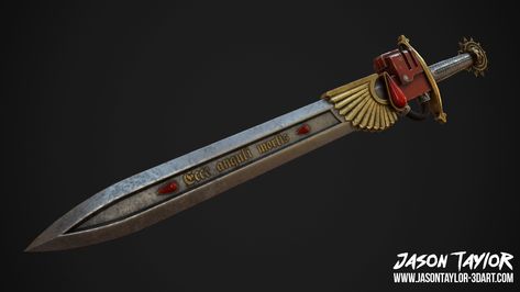 Astra Militarum, Destiny 2, Cool Swords, Warhammer 40k Miniatures, Warhammer 40000, Space Marine, Zbrush, Warhammer 40k, Concept Art