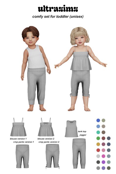 Outfits Cc Sims 4, Pretty Sims, Toddler Cc Sims 4, Cc The Sims 4, Sims 4 Toddler Clothes, Sims Baby, Cc Sims4, Sims 4 Cc Kids Clothing, Sims 4 Anime