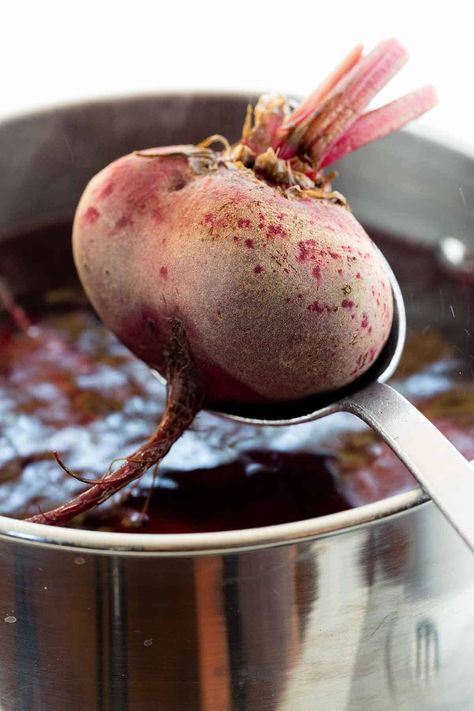 Learn how to cook beets with four easy methods like steam, boil, and two ways to roast them. Healthy dishes can be created using this incredible ingredient and I'm going to cover the basic techniques to maximize flavor. #beets #cooking #howto #salad Boil Beets, Shrimp Creole Recipe Easy, How To Cook Beetroot, How To Boil Beets, Butternut Squash Pizza, Cooking Beets, Boiling Sweet Potatoes, Raw Beets, Fresh Beets