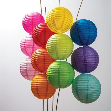 SL8-ML12 Paper Lanterns Party, Chinese Paper Lanterns, Round Paper Lanterns, Papel Vintage, Battery Operated Led Lights, Outdoor Lantern Lighting, Toddler Bedroom, Chinese Paper, Japanese Lanterns