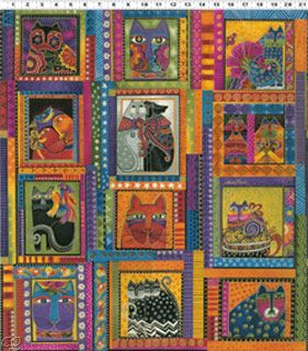 Laurel Burch Panel ... Laurel Burch Fabric, Laurel Burch Art, Laurel Burch Cats, Picture Quilts, Cat Quilt, Cat Fabric, Laurel Burch, Fabric Panel, Panel Quilts