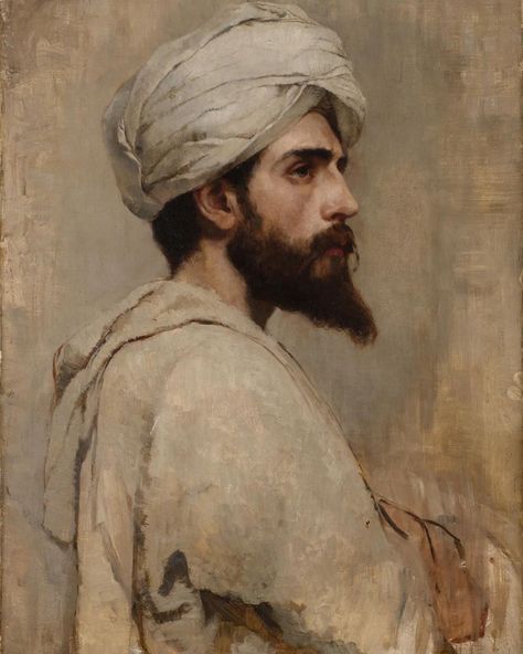 @hist.delarte shared a photo on Instagram: “‘Portrait of a man wearing a burnous and turban’ By Leopold Carl Müller (1834-92) #art #arte #leopoldcarlmüller #historyofart #arthistory…” • Nov 19, 2021 at 6:13am UTC Islamic Culture Art, Ancient Persian Art, Arabian Art, Man Sketch, Islamic Culture, Islamic Artwork, Islamic Paintings, Arabic Art, Historical Art