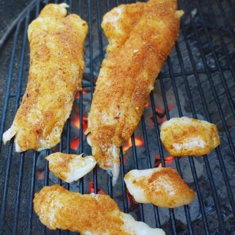 Grilled Catfish Recipes, George Foreman Recipes, Grilled Catfish, Parmesan Mashed Potatoes, Grilled Tilapia, Grilled Fish Recipes, Grilling Recipes Sides, Catfish Recipes, Grilled Steak Recipes