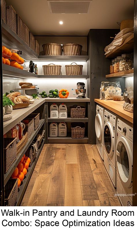 Discover the perfect blend of style and functionality with our tips for a pantry laundry room combo. Optimize your space effortlessly. Pantry Laundry Room Combo, Pantry Laundry Room, Pantry Laundry, Pantry Room, Laundry Room Closet, Dream Laundry Room, Pantry Remodel, Laundry Room Layouts, Laundry Room Renovation