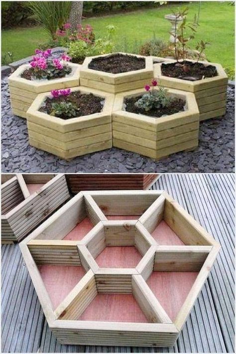 50 Awesome Herb Garden Ideas | Garden Buildings Direct Inexpensive Raised Garden Beds, Cheap Garden Beds, Beds Diy, نباتات منزلية, Diy Raised Garden, Raised Garden Beds Diy, Herb Planters, Wooden Planters, Garden Boxes