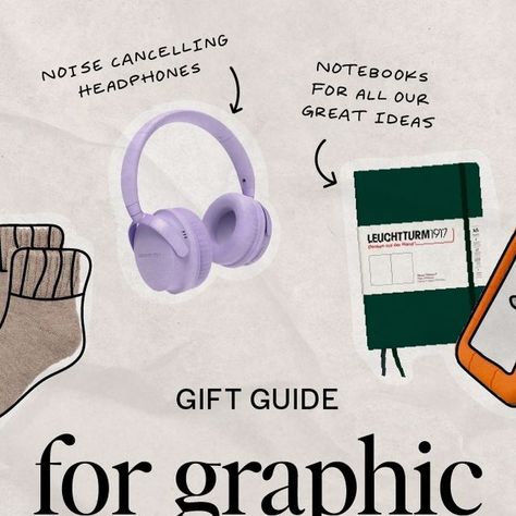 Victoria ✸ Graphic Designer on Instagram: "Gift guide for graphic designers 👩‍💻 Got a friend who's a graphic designer or are wanting to get yourself a gift for the holidays but not sure what? I've compiled some of the things that I believe are absolute must-haves in this cute lil' gift guide! Shout out to @tabeadesign for the design inspo 🤎 #giftguidefordesigners #giftguide2023 #holidaygiftguide #graphicdesigners #graphicdesigncommunity #svenskdesigner #grafiskdesigner #grafiskdesign #brandidentitydesigner #designcollages #passionprojects" Gifts For Graphic Designers, Holiday Gift Guide Design, Gift Guide Design, Instagram Gift, Holiday Guide, Gift Guides, Present Gift, Kiosk, Graphic Designers