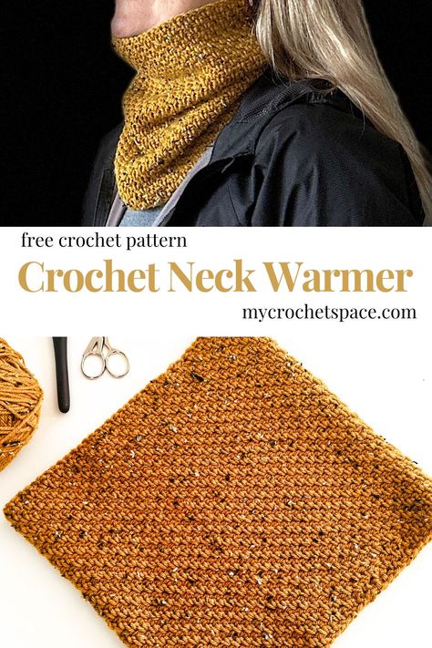 Fireside Crochet Neck Warmer Pattern Crochet Neck Warmers Free Pattern, Crochet Gaiter Pattern Free, Easy Crochet Neck Warmer, Free Crochet Cowl Patterns For Women, Crochet Cowl Free Pattern Neck Warmer, Neck Warmer Crochet Pattern Free, Crochet Neck Warmer Free Pattern, Crochet Neck Warmer Pattern, Crochet Neck Scarf