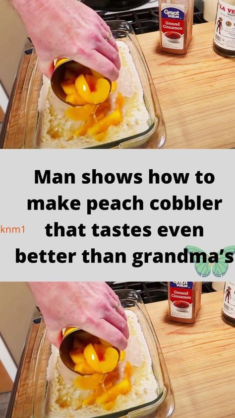 Easy Cobbler Recipes, Cobbler Peach, Easy Cobbler, Good Peach Cobbler Recipe, Best Peach Cobbler, Homemade Peach Cobbler, Easy Peach Cobbler Recipe, Cobbler Easy, Peach Dessert Recipes