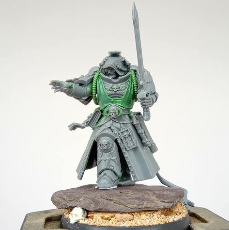 @requiem_82 on Instagram: “Brother Librarian Turmiel, attached to the Dark Angels 5th Company. So, disappointed it's not Ezekiel?! Sorry, not sorry 😅 So here is what…” Warhammer Dark Angels, Dark Angels 40k, So Disappointed, Dark Angels, Sorry Not Sorry, Warhammer 40k Miniatures, Not Sorry, Dark Angel, Warhammer 40000