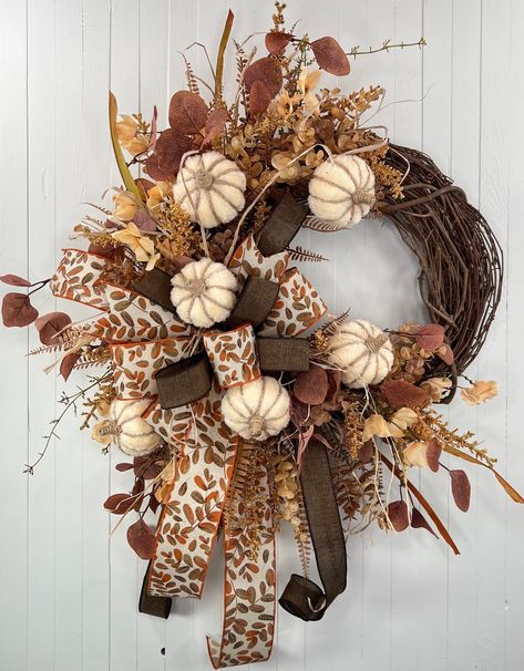 Pumpkin wreath diy