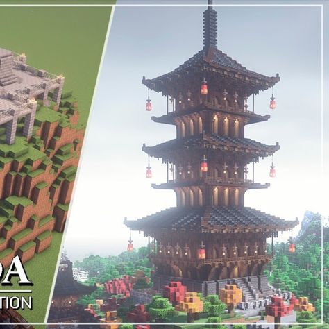 Welcome to "The Pagoda," an awe-inspiring Chinese-inspired house in the virtual world of Minecraft! This grand residence is a towering masterpiece of traditional Chinese architecture. Every aspect of "The Pagoda" is a visual delight. This enormous Chinese-inspired Minecraft house offers a truly majestic virtual living experience. Chinese Style Minecraft Builds, Asian House Minecraft, Chinese House Minecraft, Minecraft Pagoda, Japanese Pagoda Minecraft, Chinese Minecraft Builds, Chinese Temple Minecraft, Minecraft Chinese Builds, Japanese Temple Minecraft