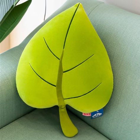 Leaf Plush, Throw Pillows Green, Leaf Pillows, Plant Pillow, Pillows Green, Succulent Pillow, Leaf Pillow, Nursery Decor Pillows, Pillow Plush