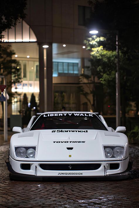 Liberty Walk F40 Wallpaper, F40 Liberty Walk, Liberty Walk Cars, Truck Wallpaper, Luxury Wallpapers, Auto Design, Liberty Walk, Car Wallpaper, Ferrari F40