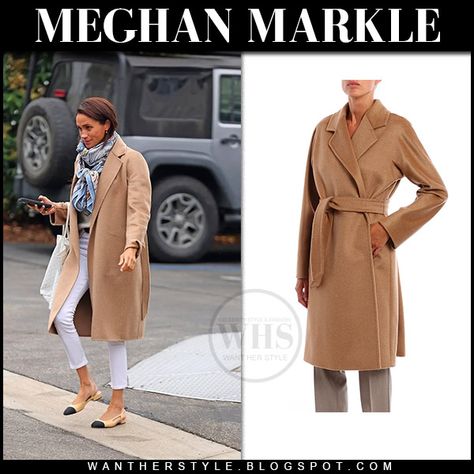 Max Mara Coat Outfit, Camel Outfit, Camel Wool Coat, Max Mara Coat, Core Wardrobe, Meghan Markle Style, Scarf Outfit, Style Finder, Royal Outfits