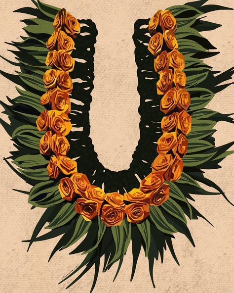 https://www.instagram.com/p/CS2PC9vJd-P/?utm_medium=share_sheet Samoan Patterns, Perfume Flower, Hawaiian Crafts, Radiate Positive Vibes, Flower Lei, Hawaii Art, Aloha Print, Hawaiian Lei, Hawaiian Designs