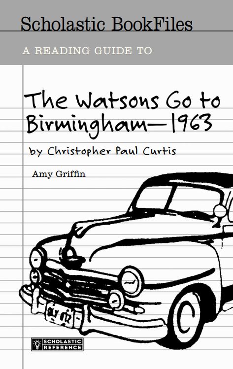 A Reading Guide to the Watsons Go to Birmingham-1963 Watsons Go To Birmingham Activities, The Watsons Go To Birmingham, Watsons Go To Birmingham, Teaching Middle School English, Funny Happy Birthday Meme, Novel Study Activities, Room 101, Emergent Literacy, Study Activities