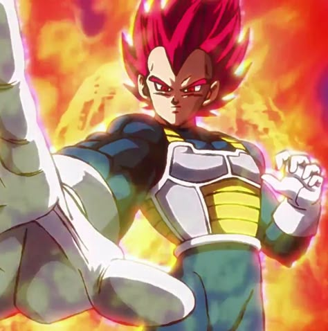 Super Saiyan God Vegeta - Dragon Ball Super: Broly (2018) Super Saiyan God Vegeta, Goku Super Saiyan God, Goku Super Saiyan Blue, Saiyan Prince, Super Vegeta, Prince Vegeta, Dragon Ball Tattoo, Super Broly, Ball Image