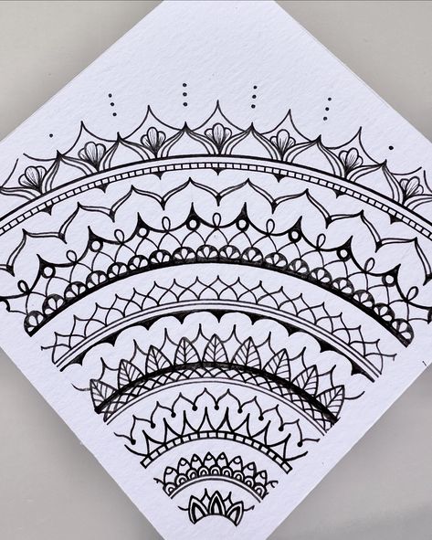 This is how small my little corner mandalas really are! I posted the reel for this drawing a few weeks ago! Check it out! 🫶🏼 #ilovesharingmandala #mandalastyle #mandalapatterns #mandalabasics #beautifulmandalas #cornermandala Corner Mandala, Drawing Artist, Mandala Pattern, Corner Designs, Artist On Instagram, Check It Out, Drawings, On Instagram, Quick Saves