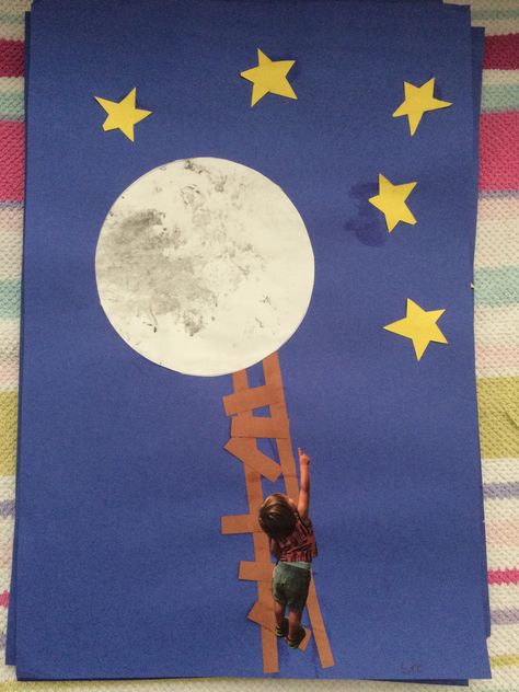 Papa please get the moon for me Prek Crafts, Reading Club, Summer Reading, Kindergarten Classroom, Summer Camp, Light In The Dark, Moon, Kindergarten, Kids Rugs