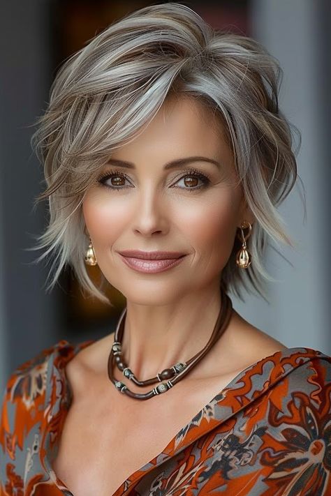 100 Mesmerizing Haircuts for Women over 60. Don't Forget To Check Number 66 Haircuts That Don't Require Styling, Pixie Hairstyles Medium Length, Short Messy Bob Hairstyles For Fine Hair, Cute Short Hair For Women, Shorter Haircuts For Curly Hair, Best Short Haircuts For Fine Thinning Hair, Short Hair Long On Top For Women, Over 60 Hairstyles For Women Round Faces, Hair Color For 60 And Over