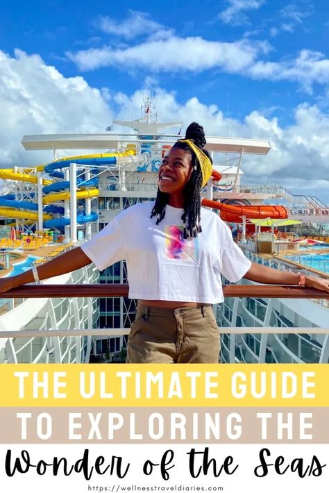 The Ultimate Guide To Exploring Wonder Of The Seas [Cruise Review] - Wellness Travel Diaries Wonder If The Seas, Wonders Of The Sea, Royal Caribbean Wonder Of The Seas, Wonder Of The Seas Cruise Ship, Perfect Day At Cococay, Wonder Of The Seas, Spring Break Cruise, Sea Activities, Royal Caribbean Ships