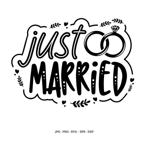 Just Married Svg design is an instant digital download. . Claim your FREE DOWNLOAD here (copy and paste the link in your browser) https://bit.ly/2KuGz0t BUY 6 GET 50% OFF no coupon code needed at checkout discount automatically applied! Check out our Dollar Deals section and SAVE BIG! shop here: https://www.etsy.com/shop/SVGDigitalDesigner?ref=ss_profile&section_id=27553763 CONTINUE SHOPPING HERE ★ https://www.etsy.com/shop/SVGDigitalDesigner ★ Claim your FREE DOWNLOAD here (copy and paste t Married Gift, Surviving Motherhood, Honeymoon Gifts, Classy Tattoos, Black Image, Best Inspirational Quotes, Quotes That Describe Me, Silhouette Studio Designer Edition, Just Married