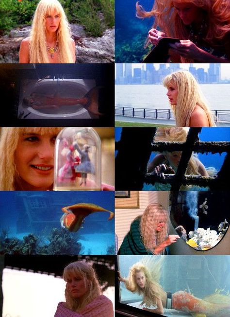 Splash Madison, Madison Splash, Splash Movie, Splash Mermaid, Mermaid Movie, Mermaid Movies, Culture Aesthetic, Daryl Hannah, Mermaid Swimming