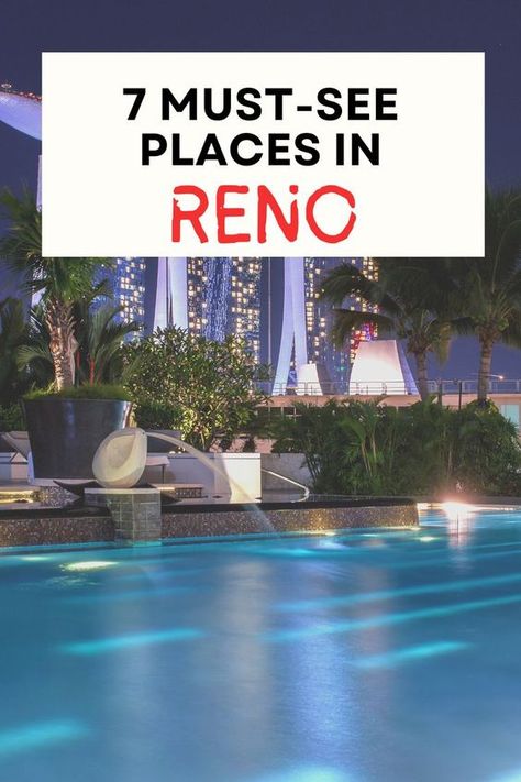 7 Must-See Places In Reno - The Wandering Girl Couples On A Date, Lake Tahoe Trip, Fallon Nevada, Date With Friends, Tahoe Trip, Lake Tahoe Vacation, Unique Date Ideas, Lake Tahoe Nevada, Vacation Wishes