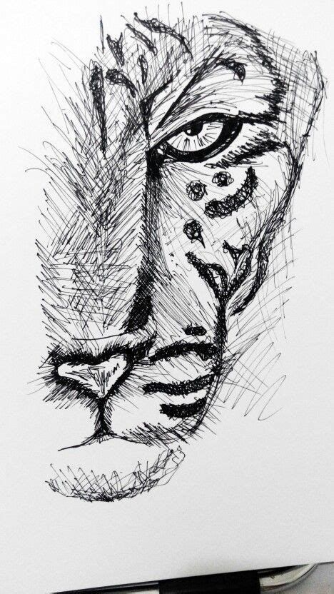 Cool Tiger Drawings, Tiger Roaring Drawing, Tiger Line Drawing, How To Draw Tiger, Tiger Line Art, Tiger Art Drawing, Tiger Drawings, Tiger Sketch, Lion Sketch