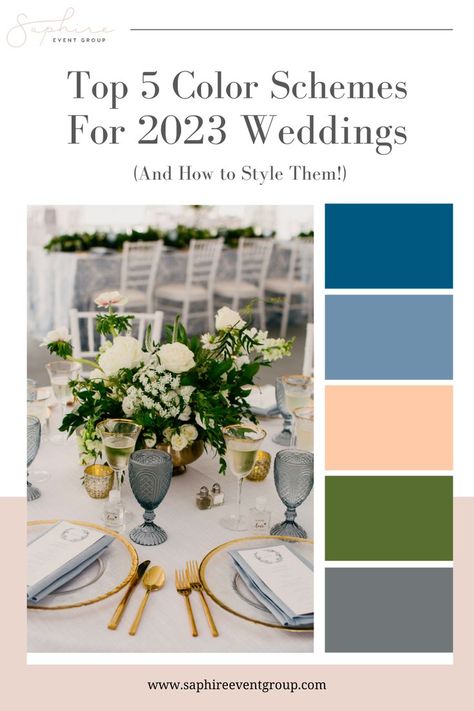 2023 Wedding Trends Centerpieces, Spring Wedding Colours 2024, Wedding Colour Combinations 2023, 2023 Bridal Colors, Wedding Colour 2023, Wedding Colour Trends For 2023, 2023 Wedding Palette, Fall 2023 Wedding Color Trends, July Wedding Colors Summer 2023