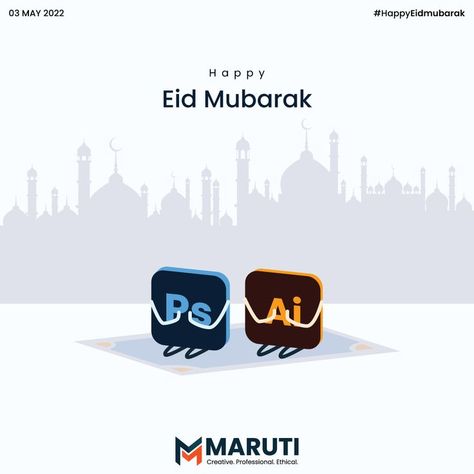 Eid Poster, Social Media Images Design, G Logo Design, Halloween Social, Asha Bhosle, Adobe Illustrator Design, Happy Eid Mubarak, Social Media Advertising Design, Creative Advertising Design